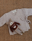 WRAP CARDIGAN WOOL BLEND