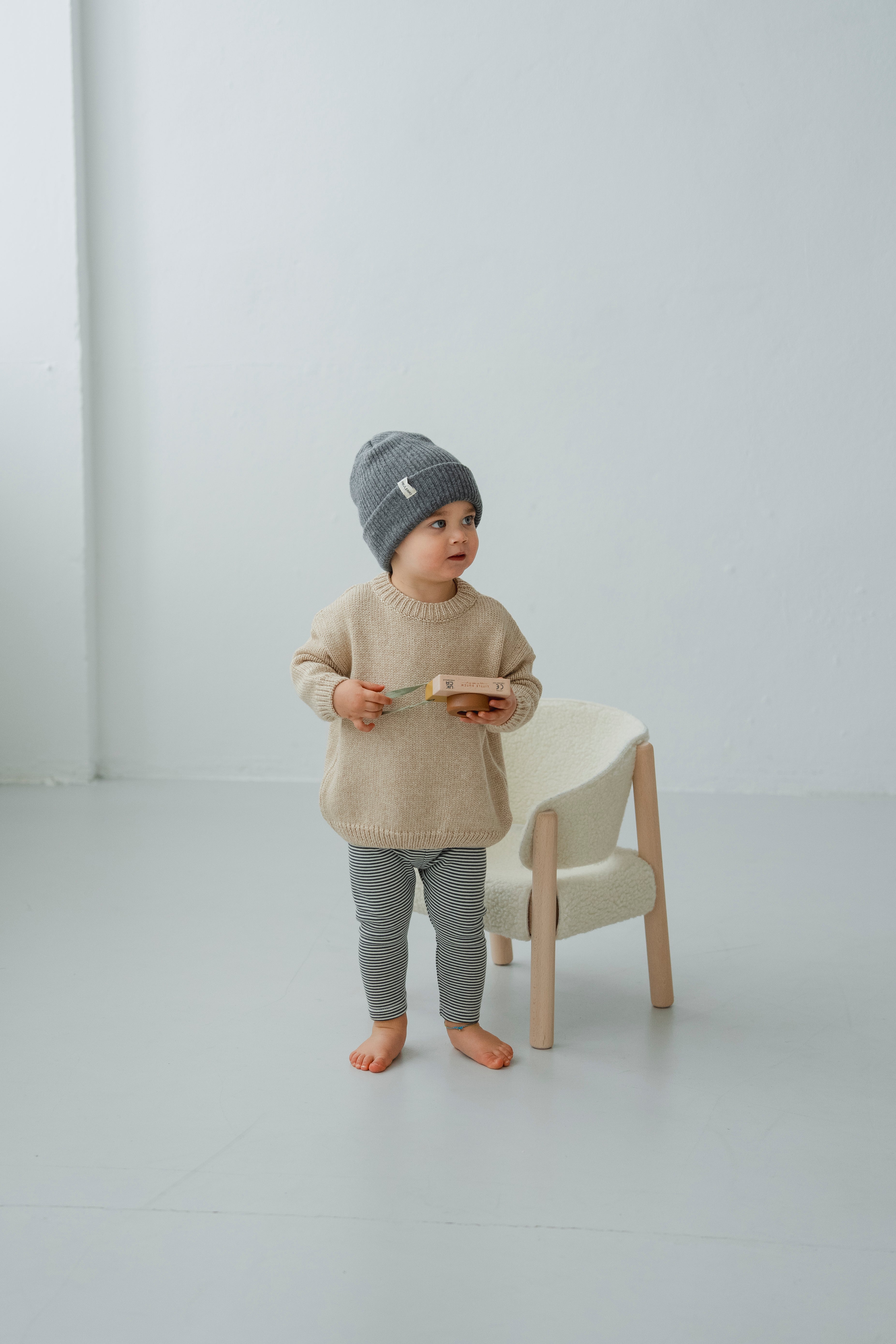 CASHMERE MERINO WOOL KNIT PULLI