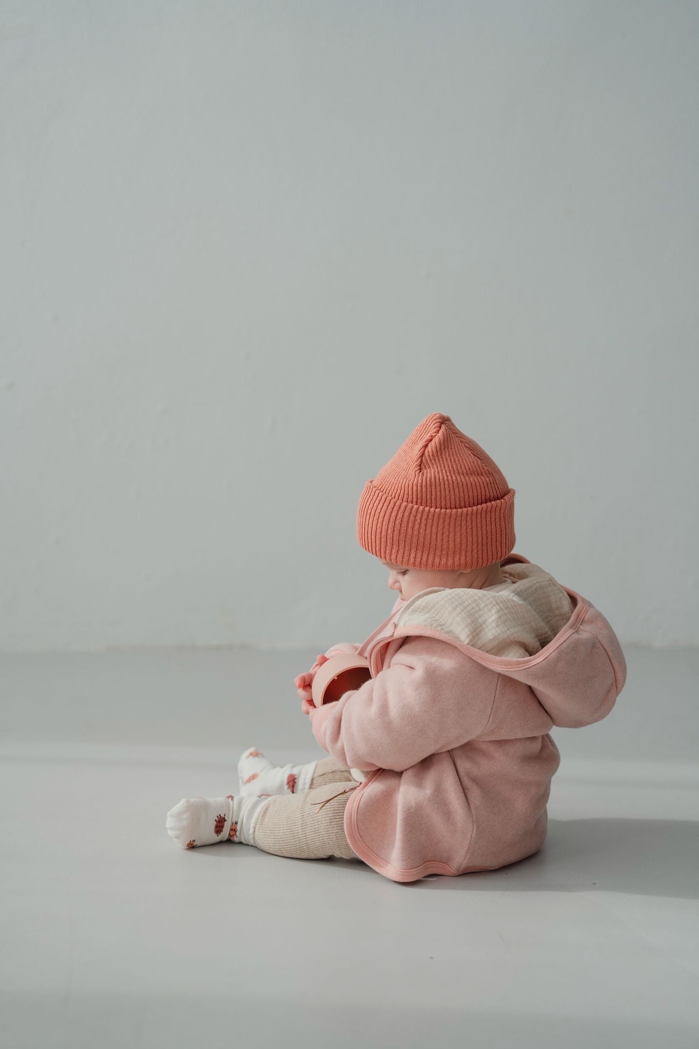 ORGANIC FLEECE JACKET ROSE