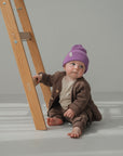 WARM FLEECE JACKET BROWN
