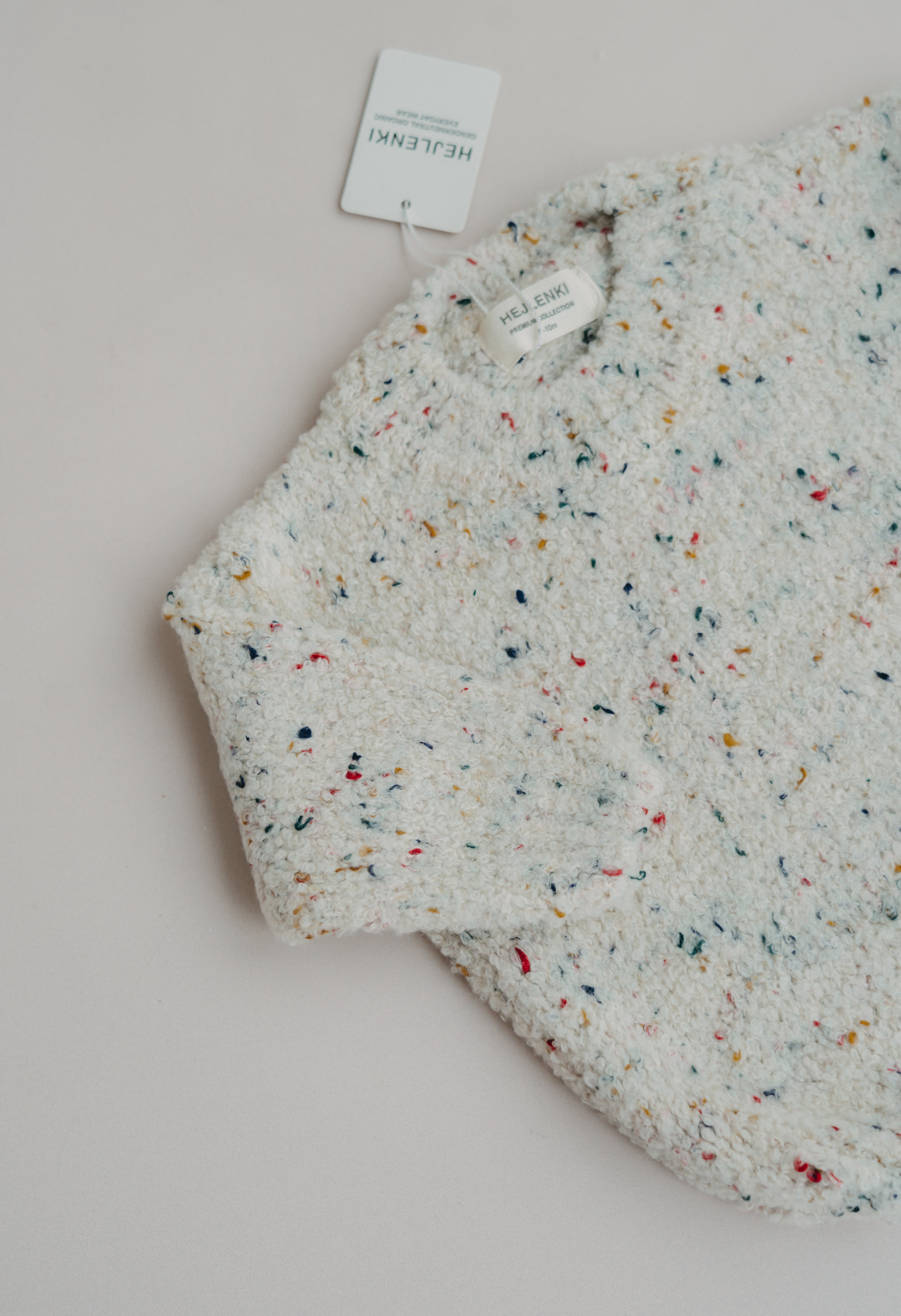 WOOL BOUCLE KNIT PULLI