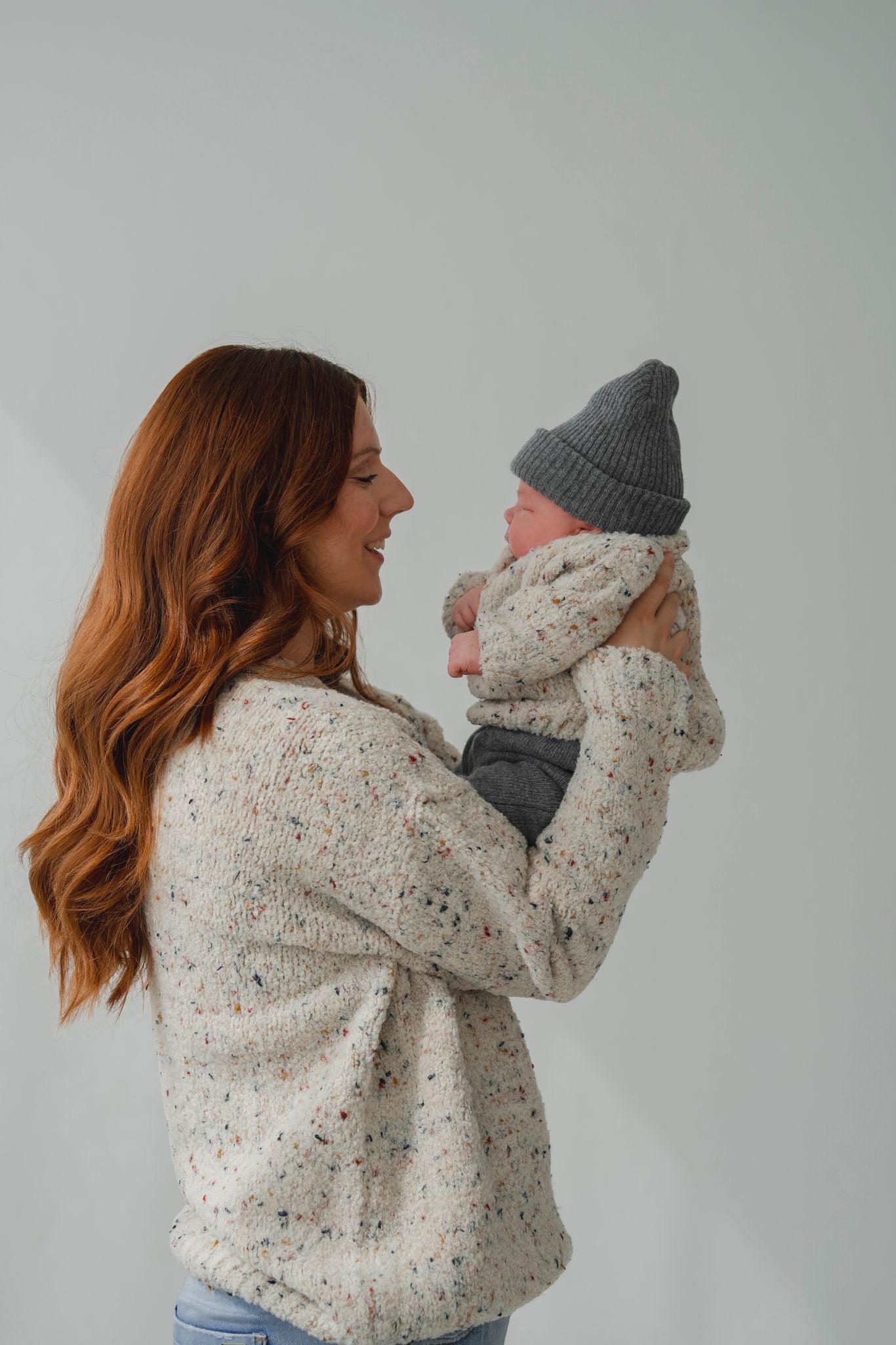 WOOL BOUCLE KNIT PULLI