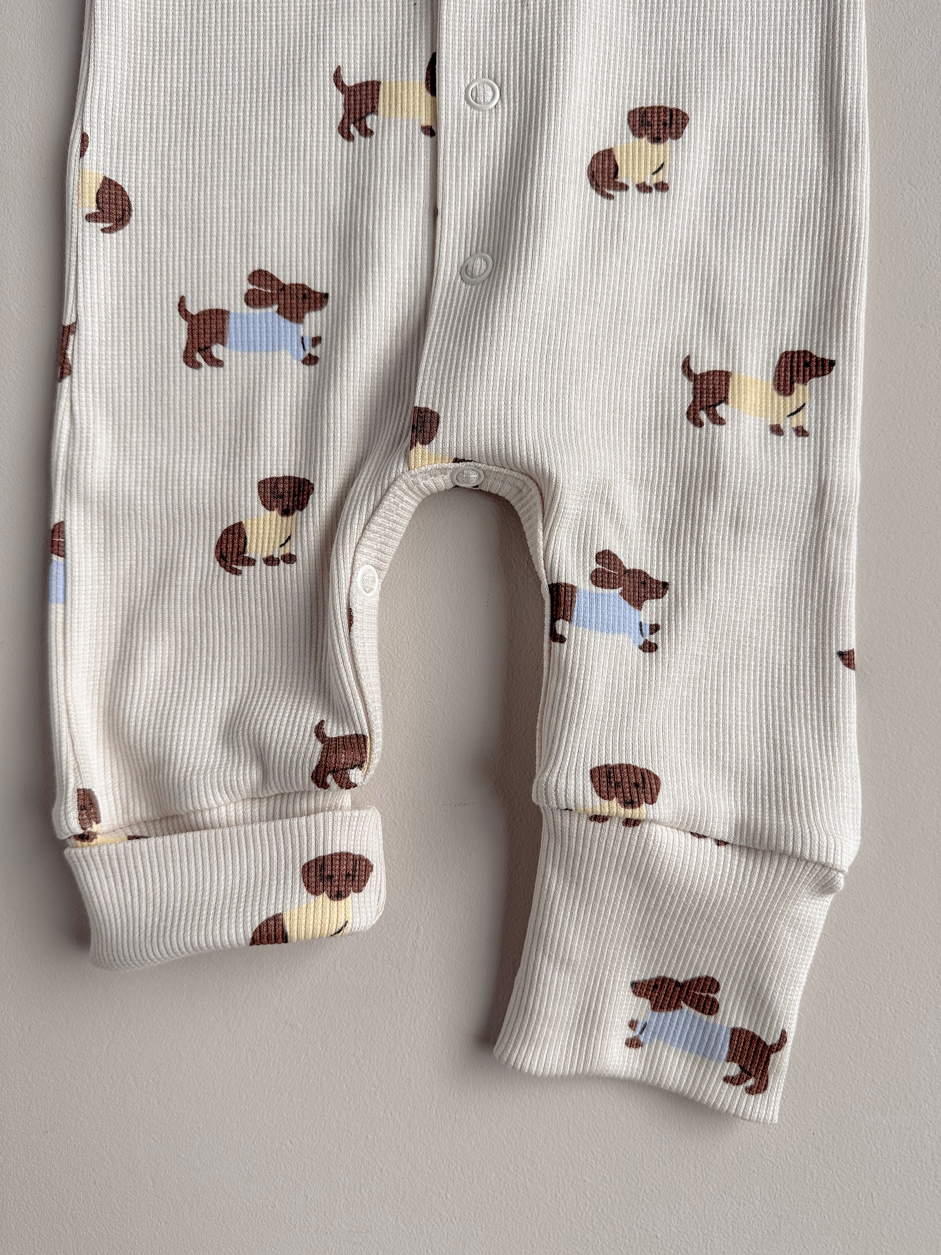 RIB ONEPIECE DACHSHUND