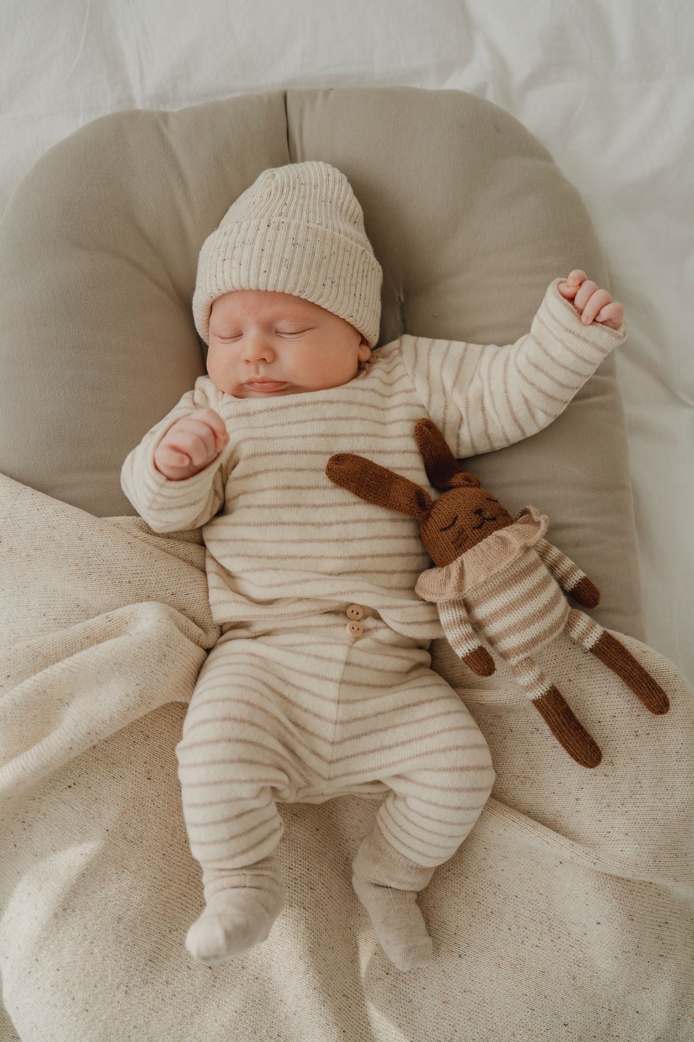 SOFT SHIRT STRIPED BEIGE