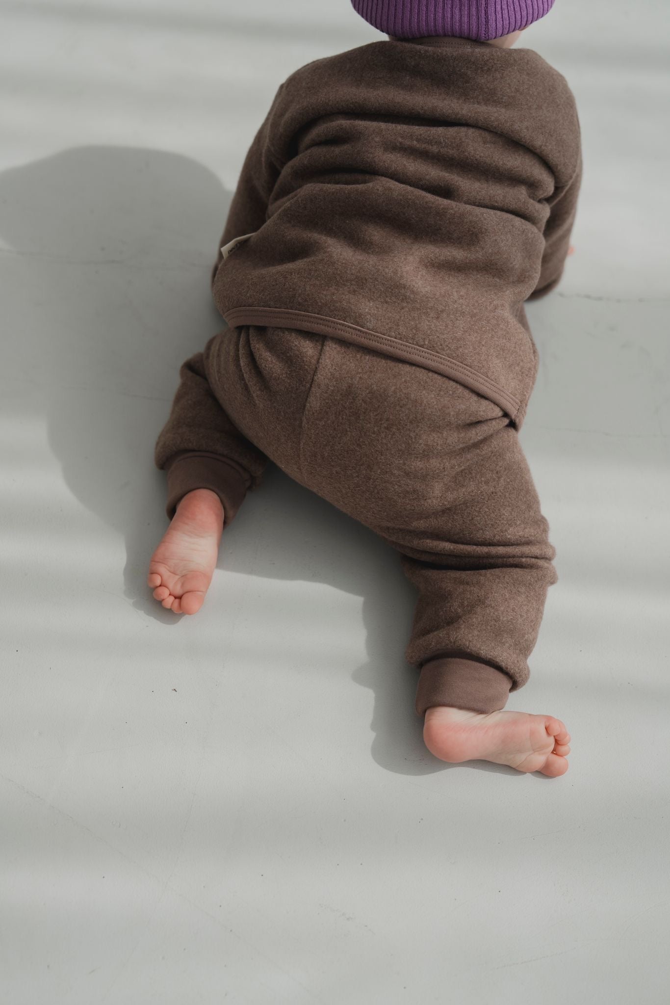 WARM FLEECE JACKET BROWN