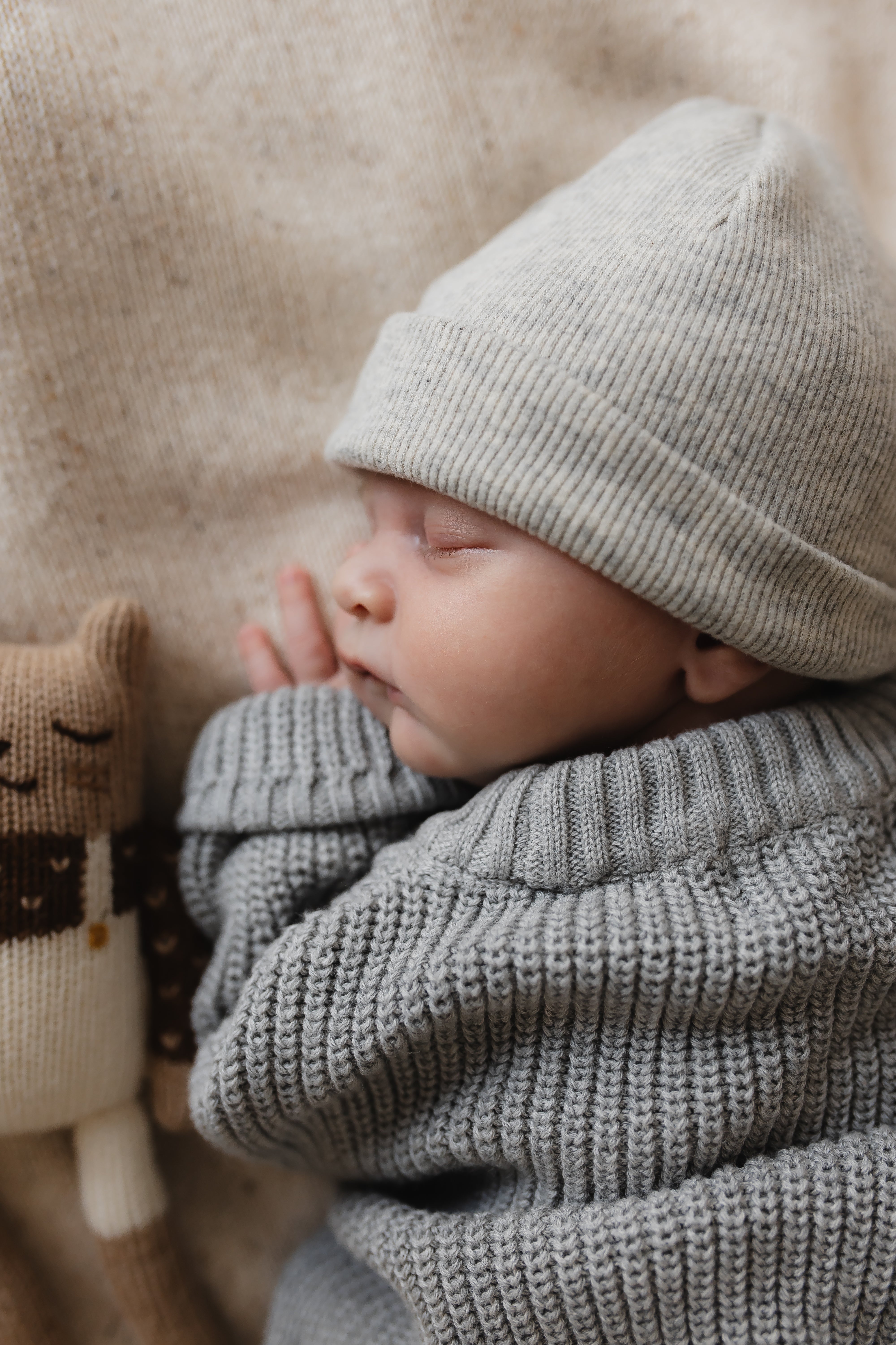 SOFT RIB BEANIE GREY