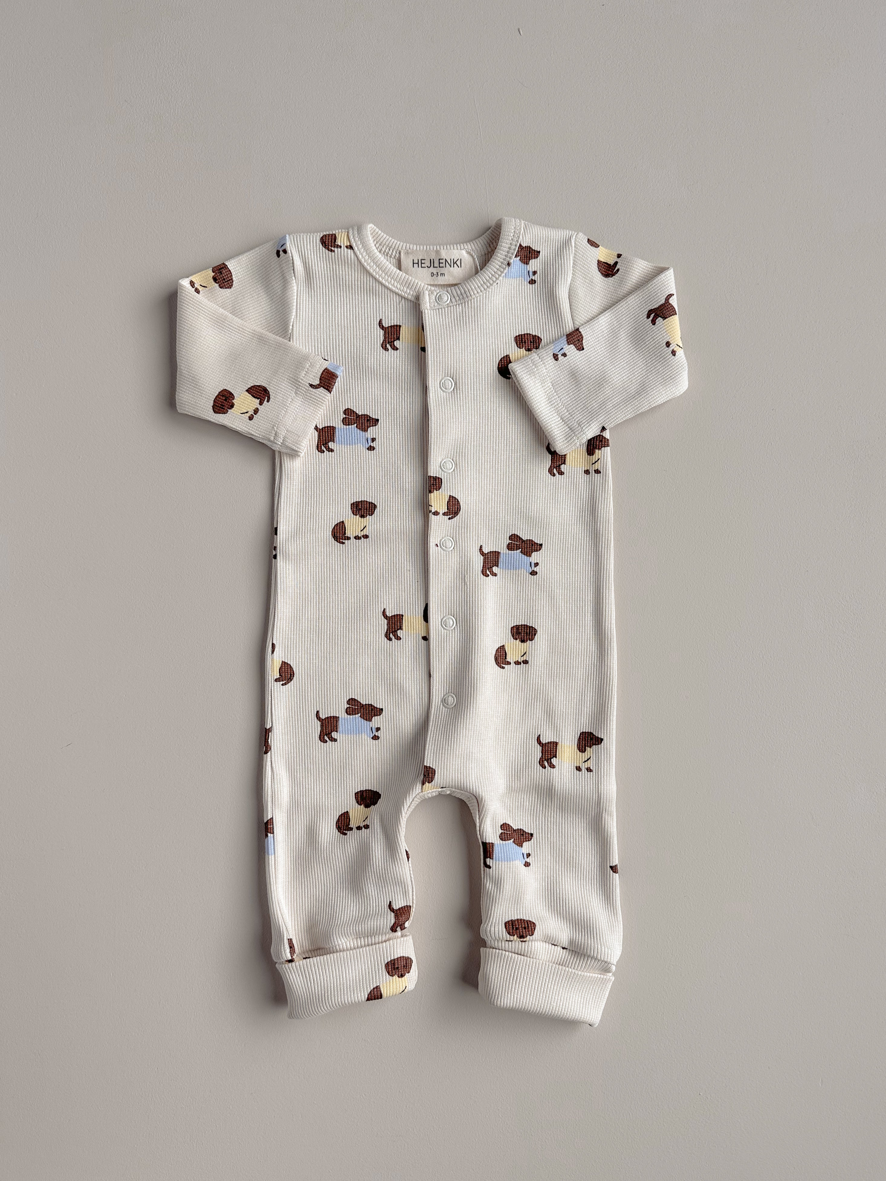 RIB ONEPIECE DACHSHUND