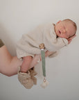 2-PACK LINEN PACIFIER CLIPS