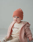 ORGANIC FLEECE JACKET ROSE