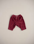 SOFT CORDUROY PANTS BURGUNDY