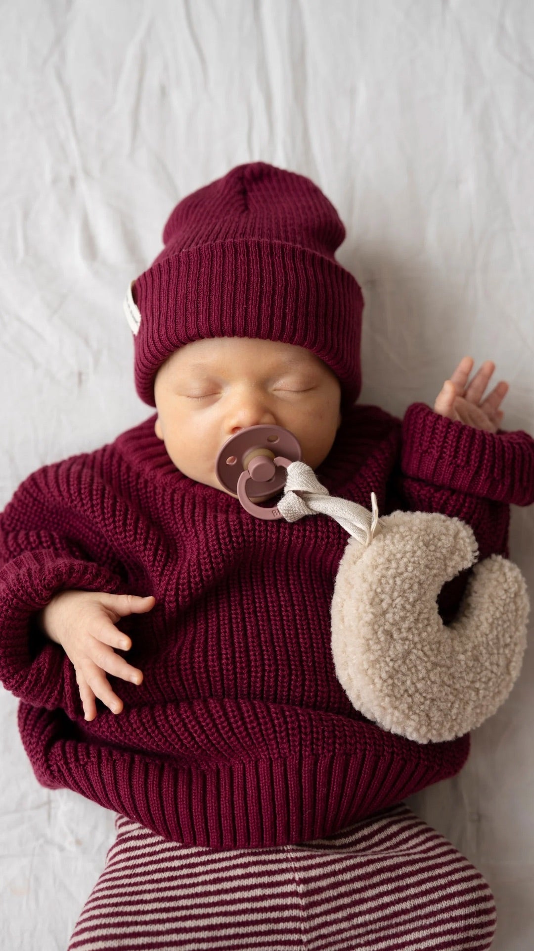 CHUNKY KNIT PULLI RUBY