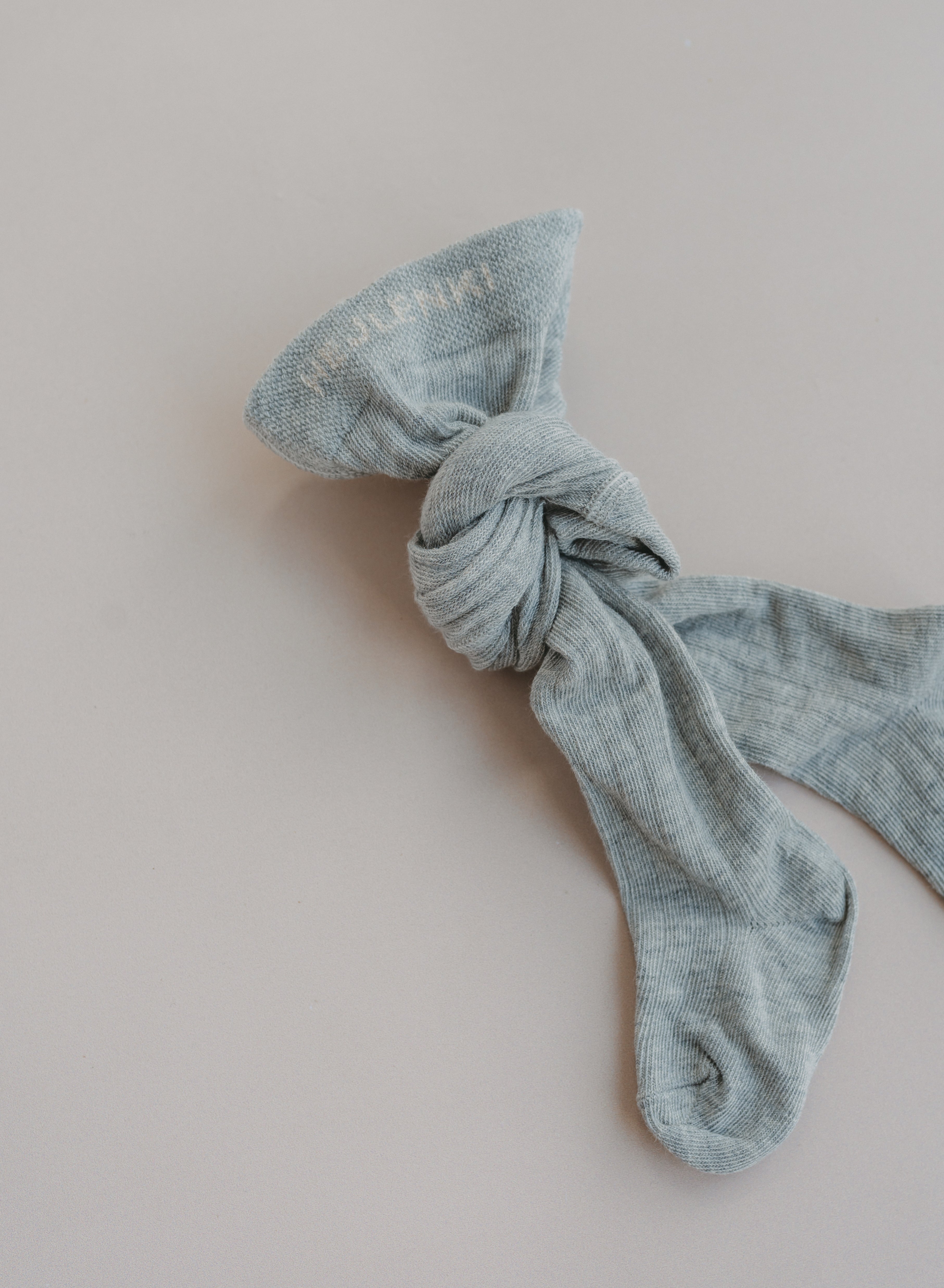 RIB TIGHTS GREY MELANGE