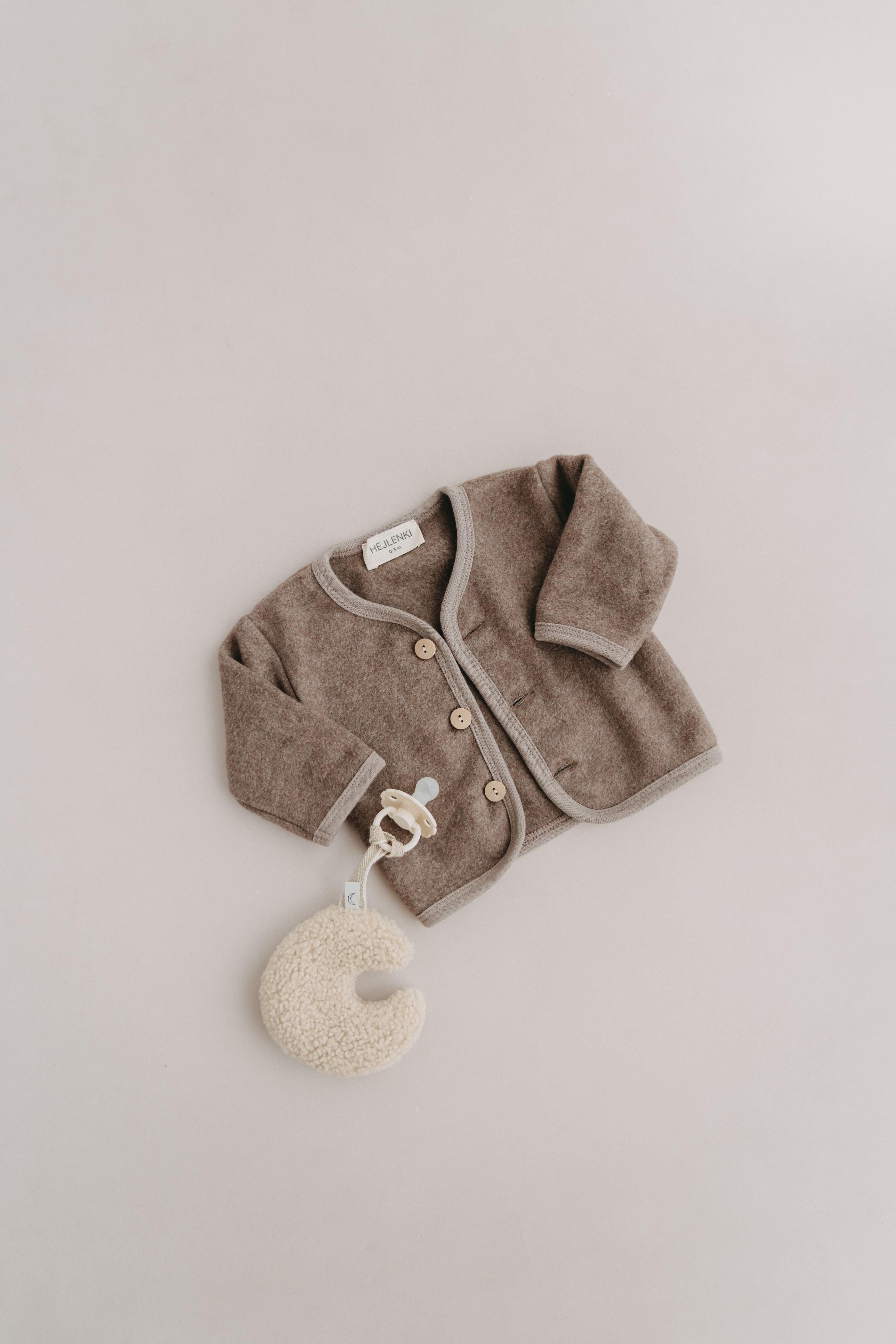 WARM FLEECE JACKET BROWN