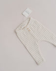 SOFT LEGGINGS STRIPED BEIGE