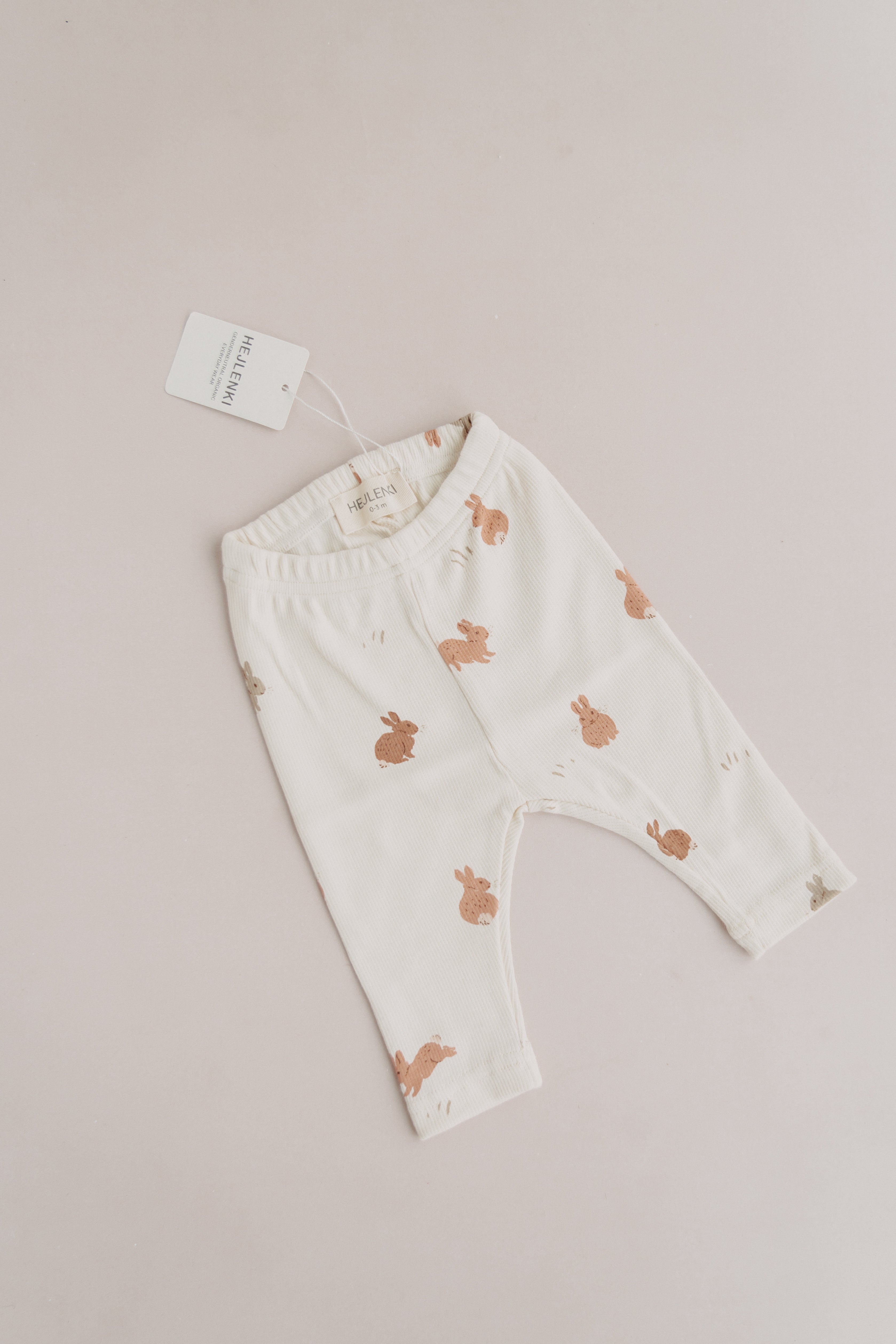 RIB LEGGINGS PETIT LAPIN
