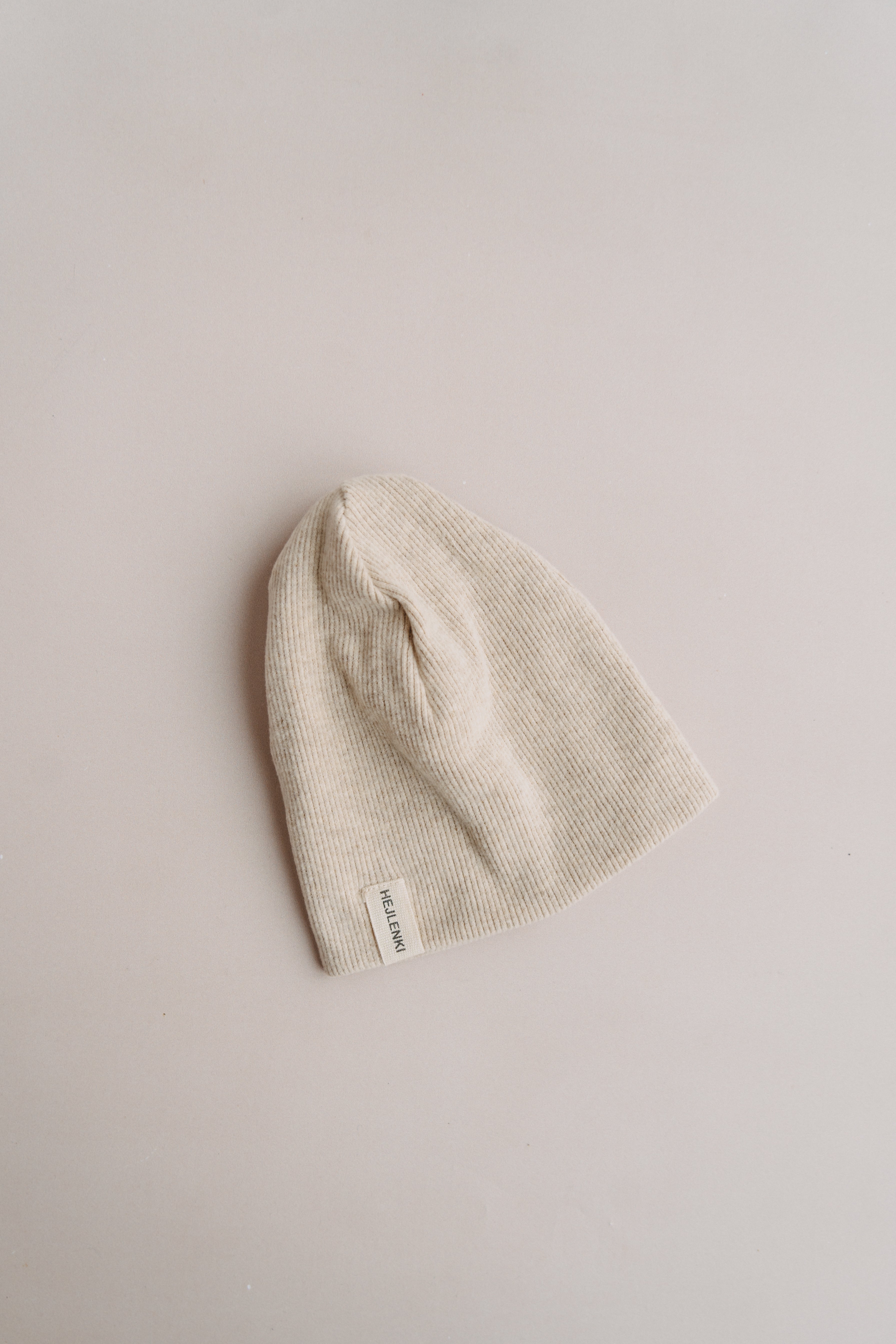 SOFT RIB BEANIE BEIGE