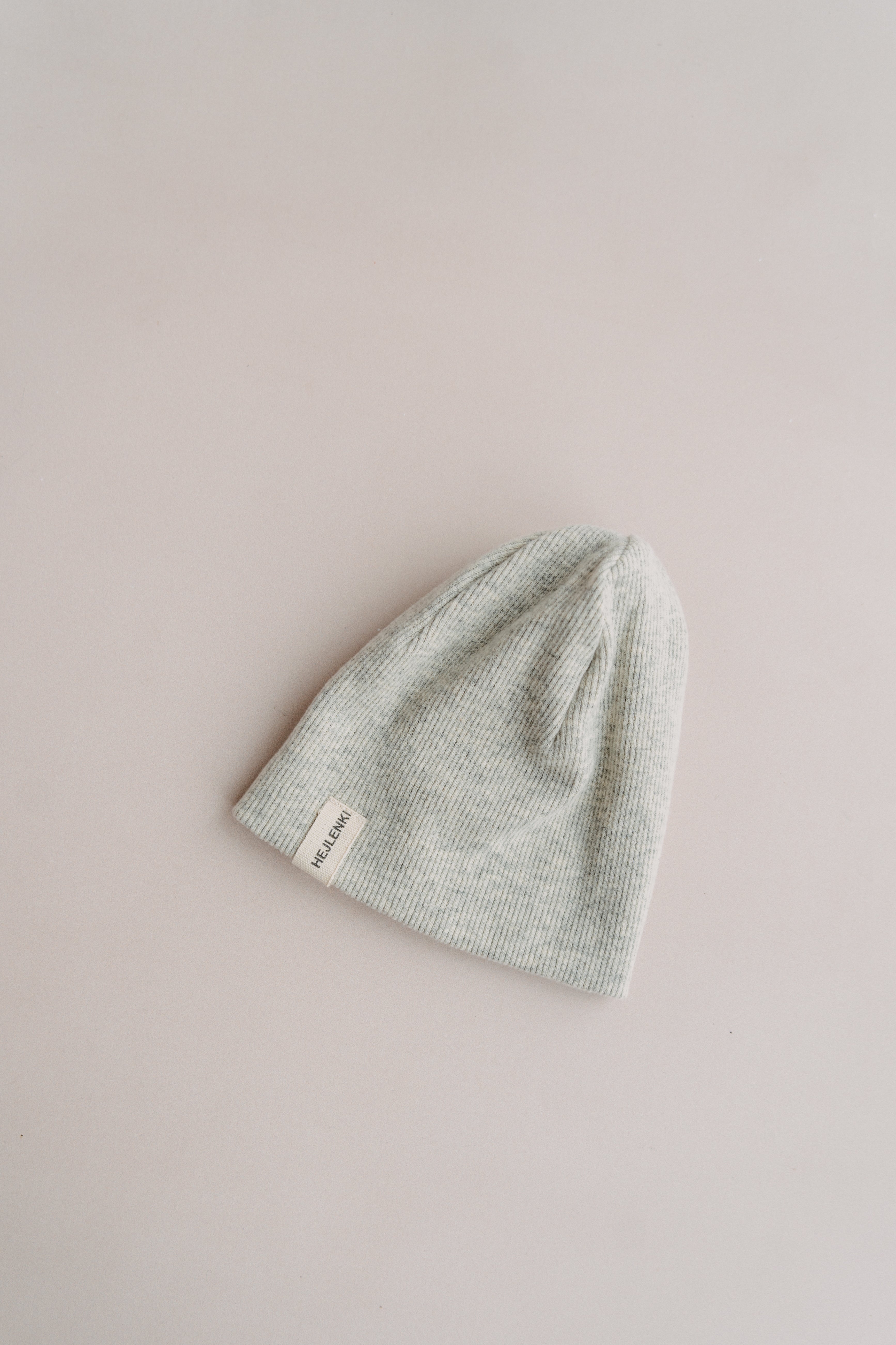 SOFT RIB BEANIE GREY