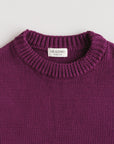 WOMEN CHUNKY KNIT PULLI BERRY GLAZE