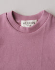 ORGANIC RIB LONGSLEEVE ROSE