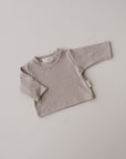 ORGANIC RIB LONGSLEEVE BEIGE