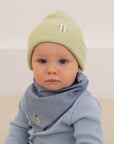 KNIT BEANIE MATCHA MILK
