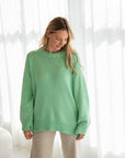WOMEN CHUNKY KNIT PULLI COOL POP