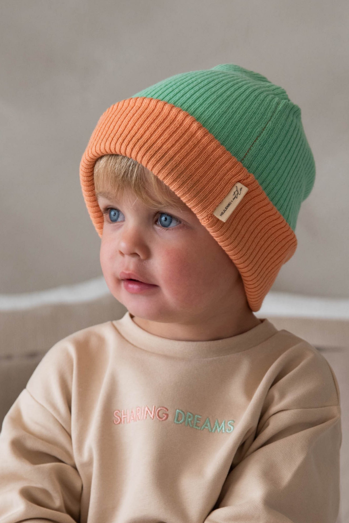 KNIT BEANIE COLOR POP