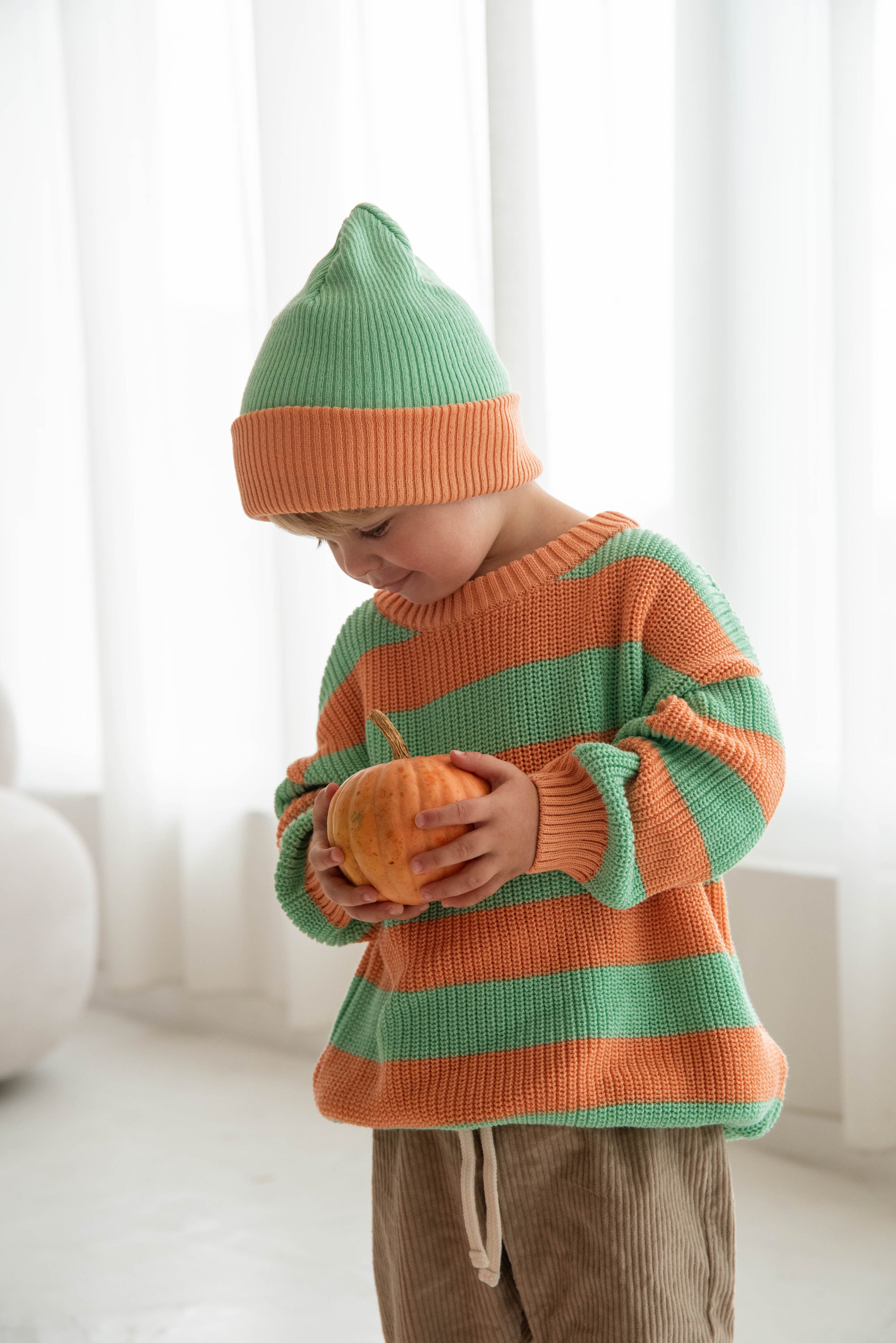 KNIT BEANIE COLOR POP