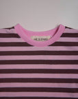 LONGSLEEVE STRIPED BLUSH/BROWN