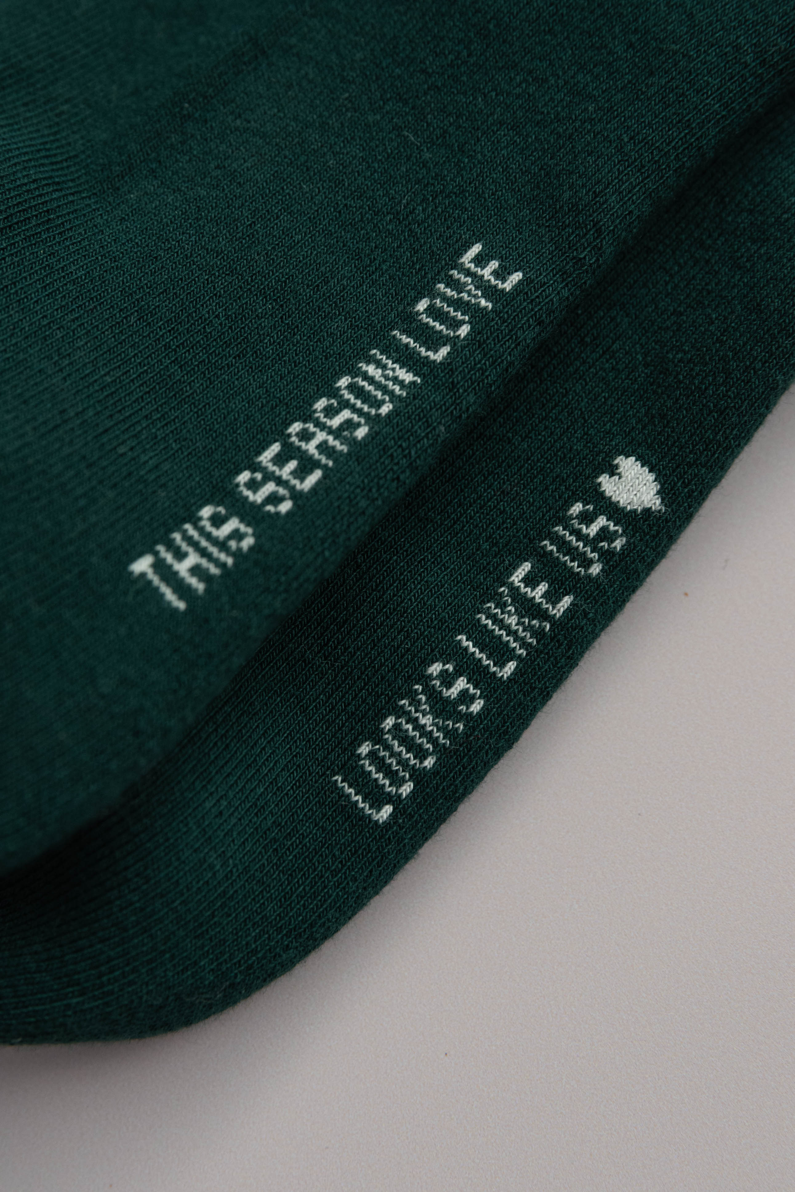 MOM & DAD TENNIS SOCKS DARK GREEN