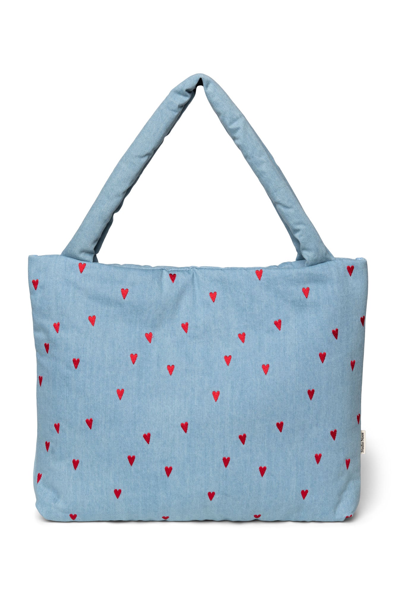 MOM BAG DENIM HEARTS