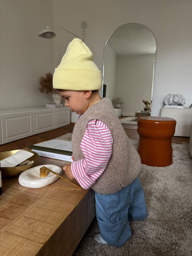 OVERSIZE LONGSLEEVE CANDY/BUTTER