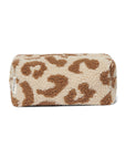 TEDDY POUCH BAG ECRU LEOPARD