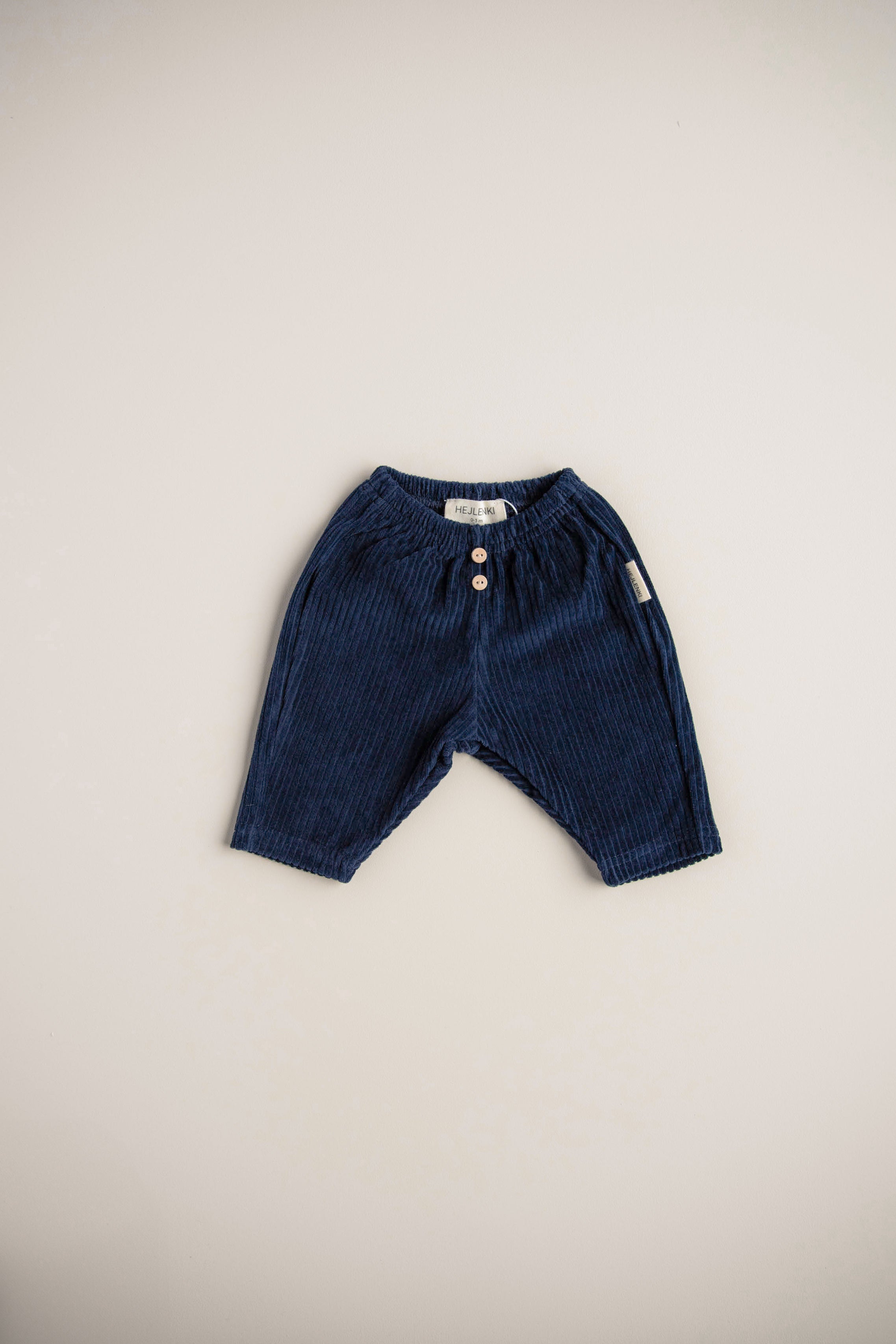 SOFT CORDUROY PANTS NAVY