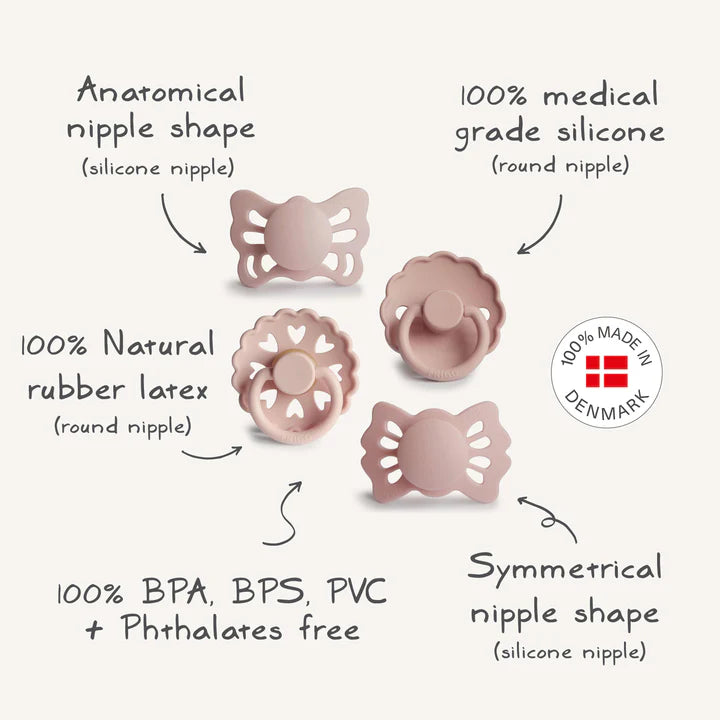 BABY'S FIRST PACIFIER 4-PACK (coloroptions)