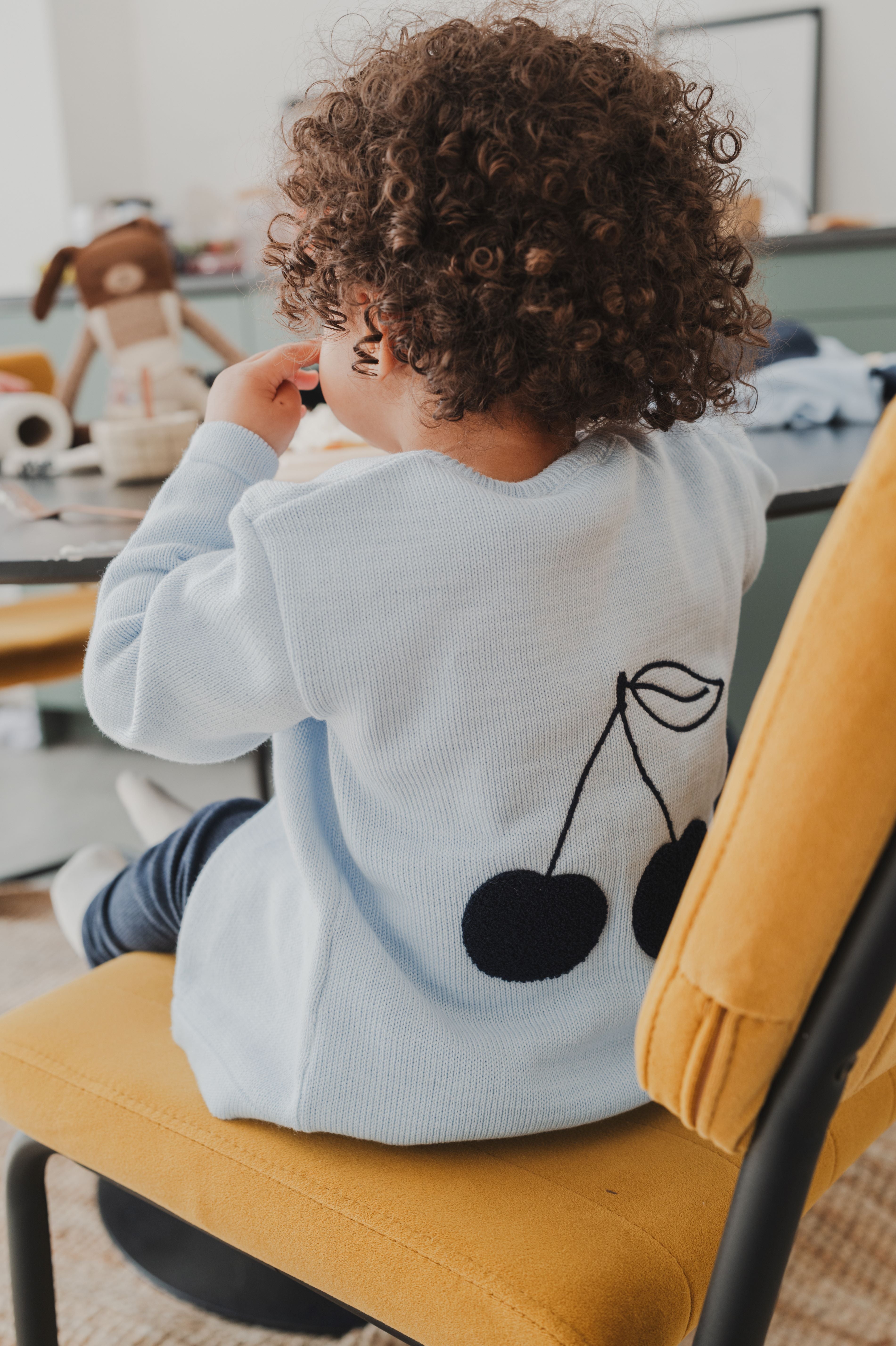 THE BREAKFAST CLUB CHERRY KNIT CARDIGAN