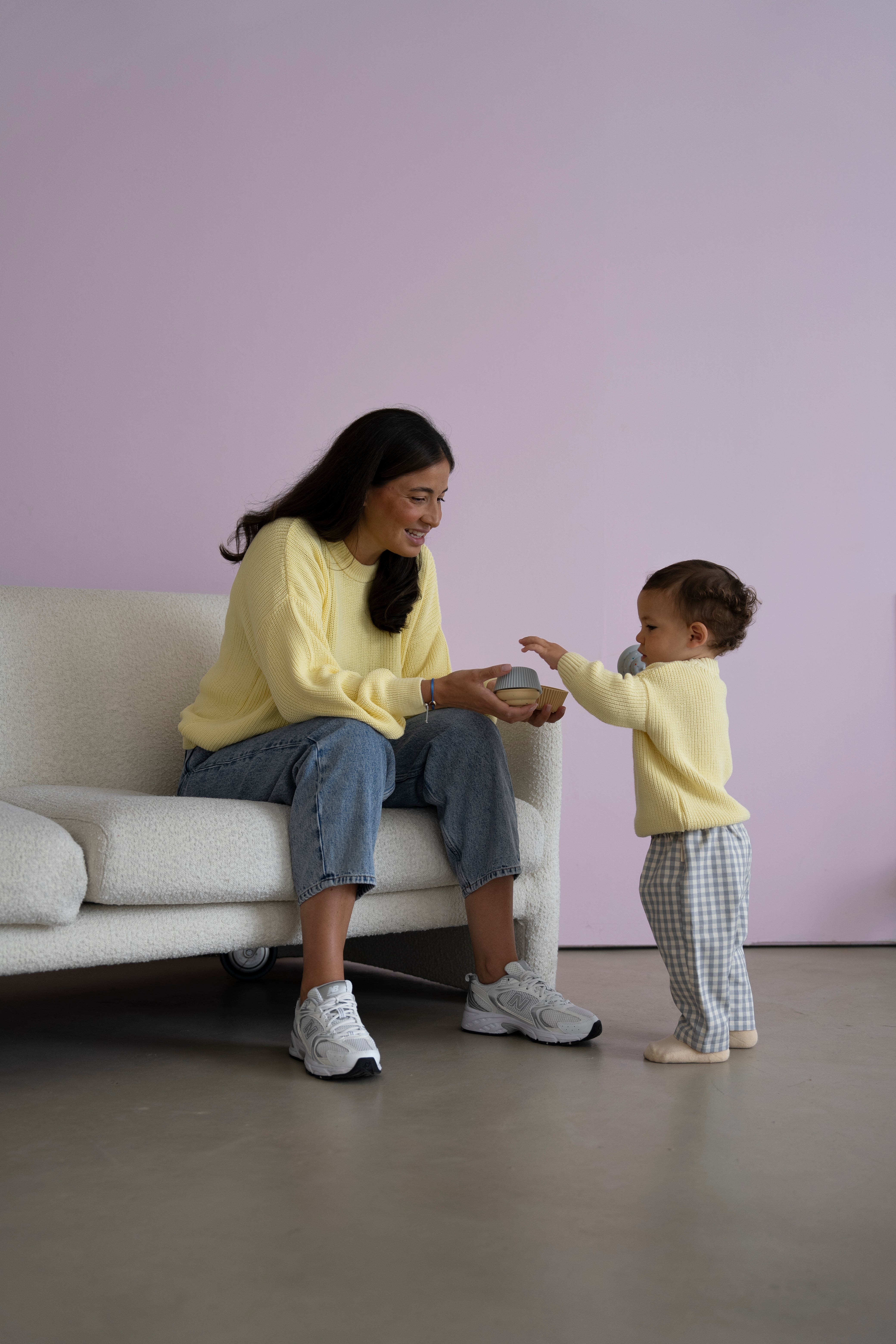 CHUNKY KNIT PULLI BUTTER