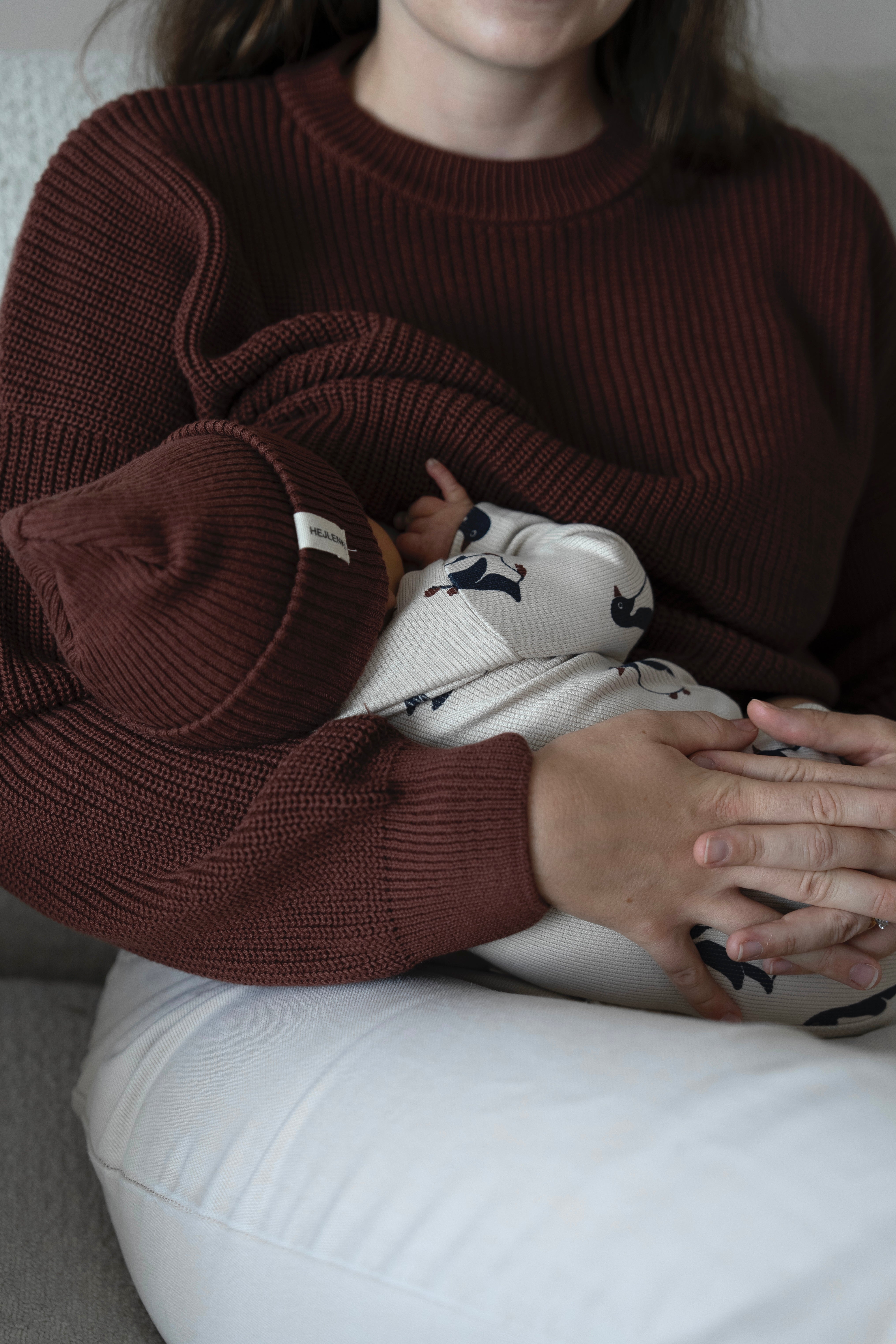 KNIT BEANIE BAKED BROWNIE