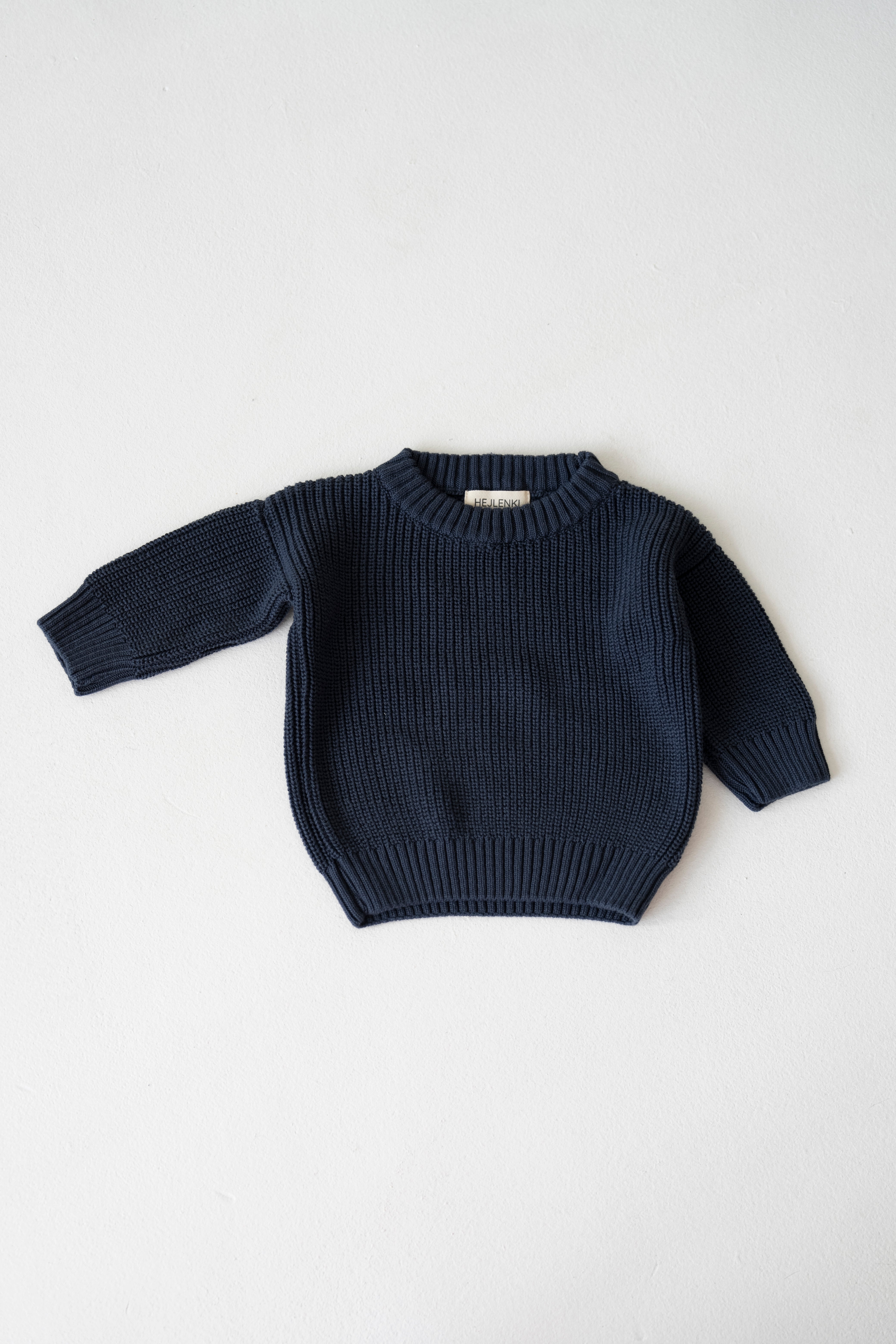 CHUNKY KNIT PULLI MIDNIGHT