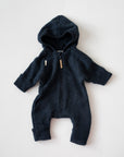 MERINO WOOL FLEECE OVERALL MIDNIGHT