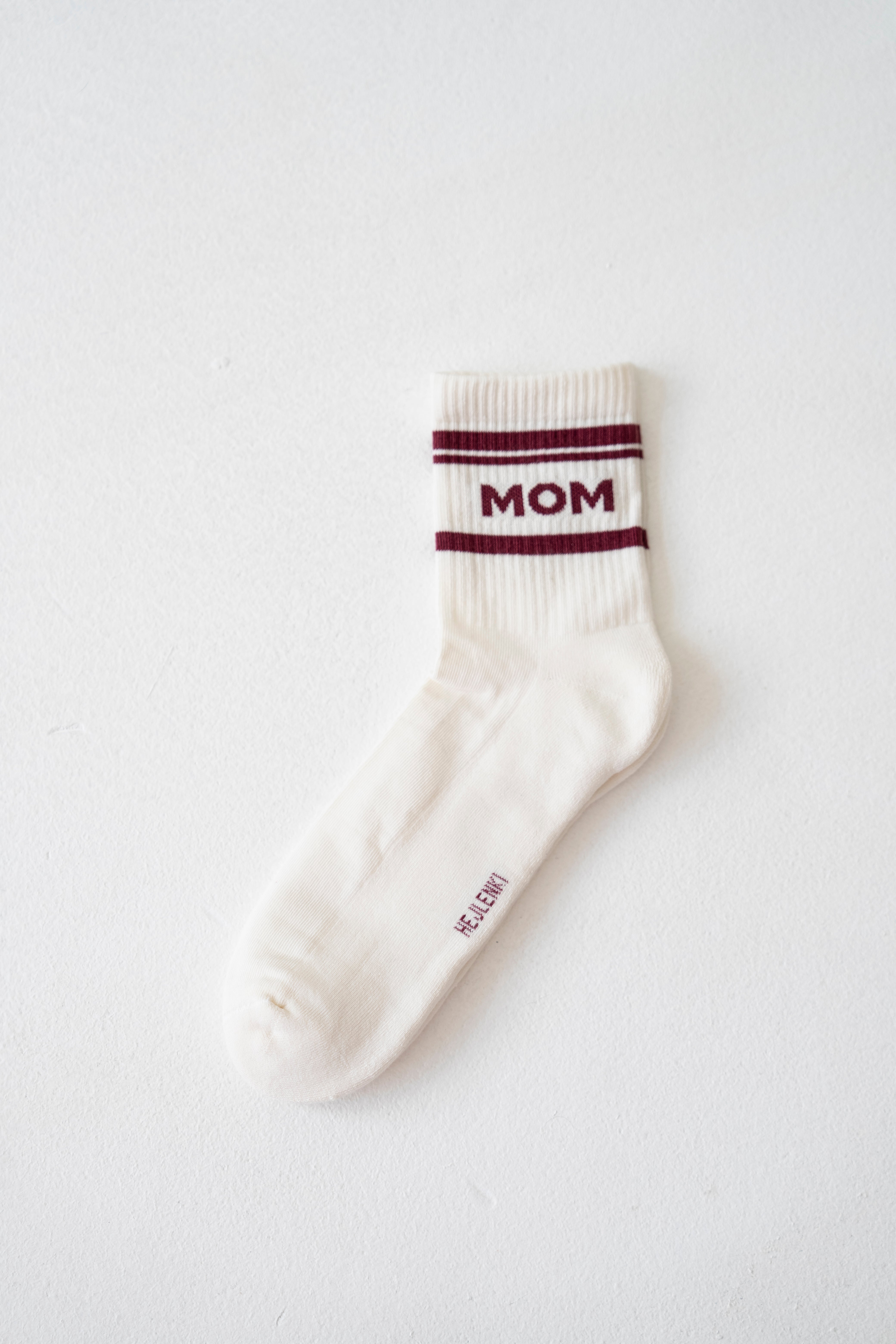 MOM SOCKS BURGUNDY (limited edition)