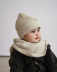 MERINO KNIT BEANIE BEIGE