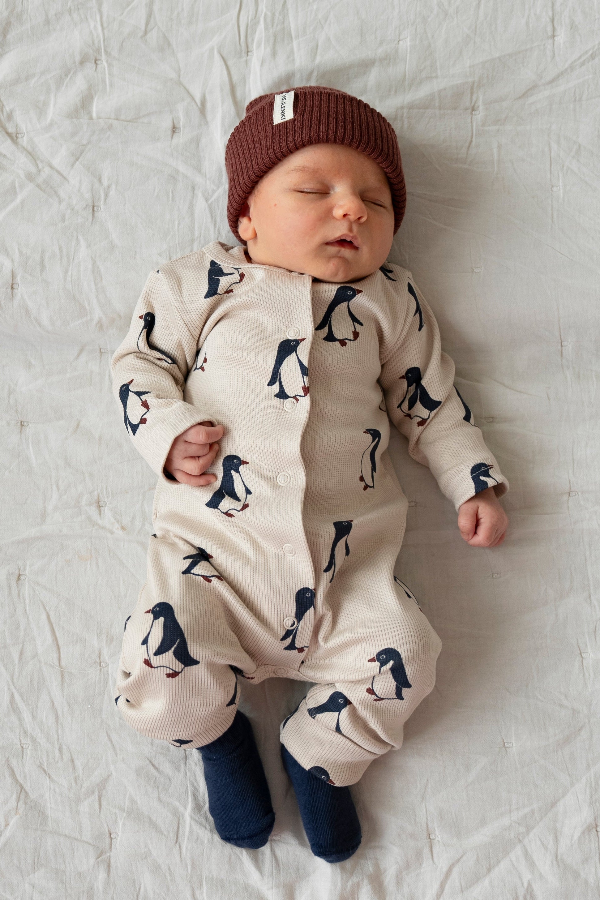 RIB ONEPIECE PENGUIN