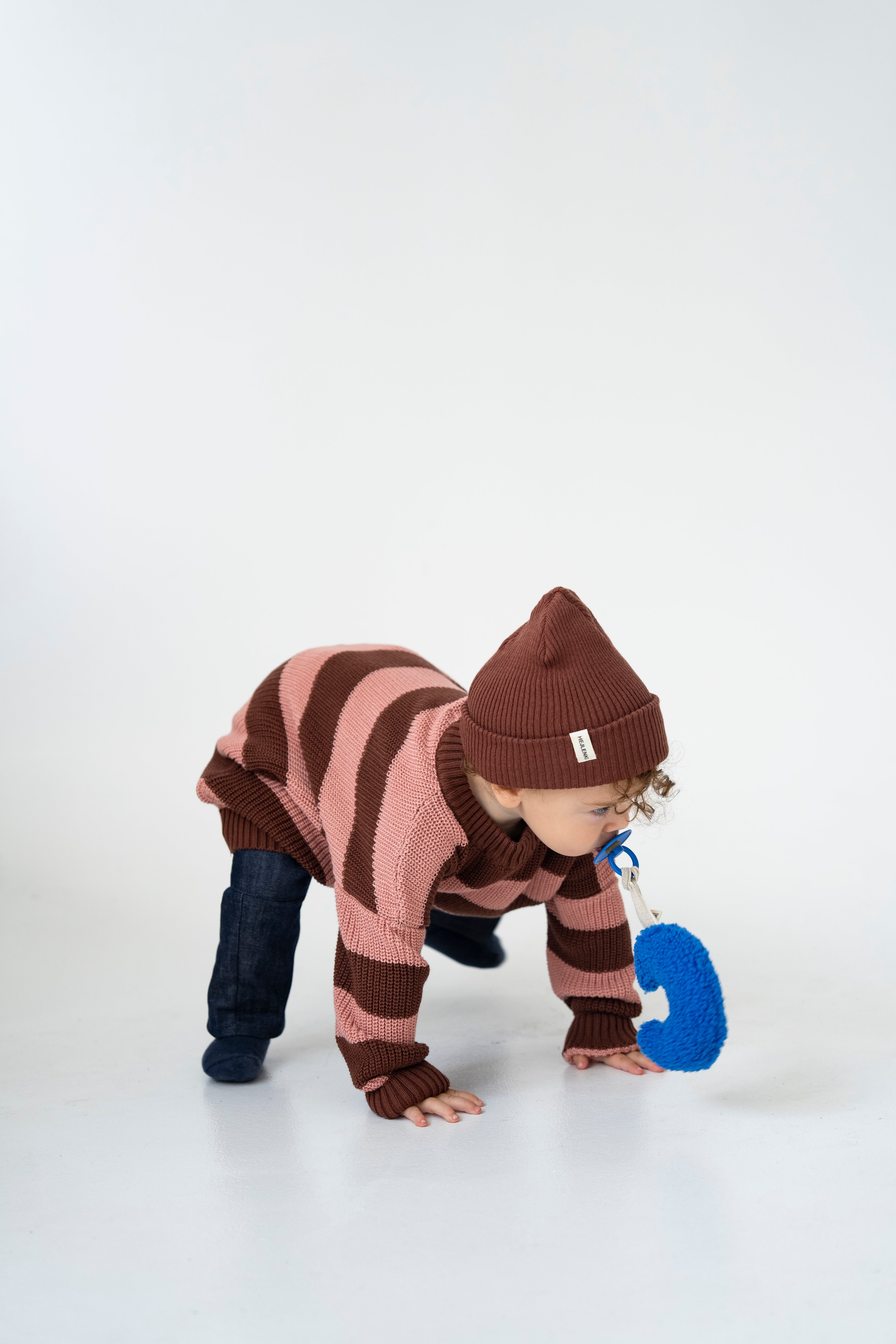 CHUNKY KNIT PULLI STRIPED