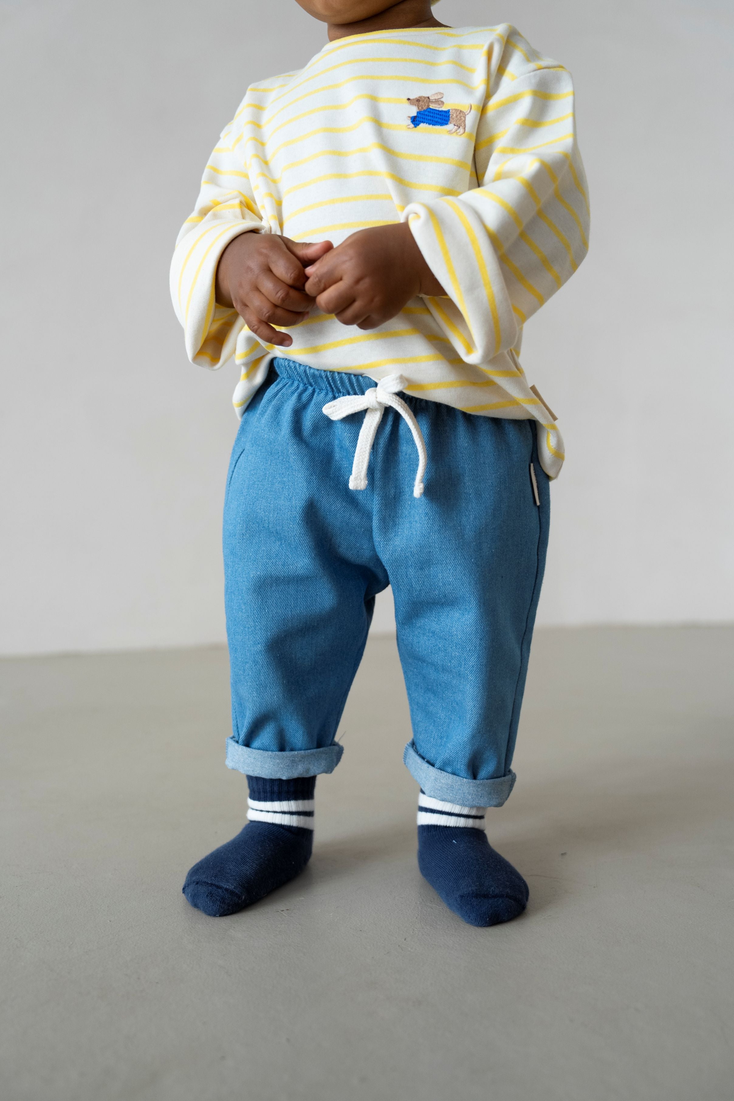 STRIPED OVERSIZE SHIRT DACHSHUND