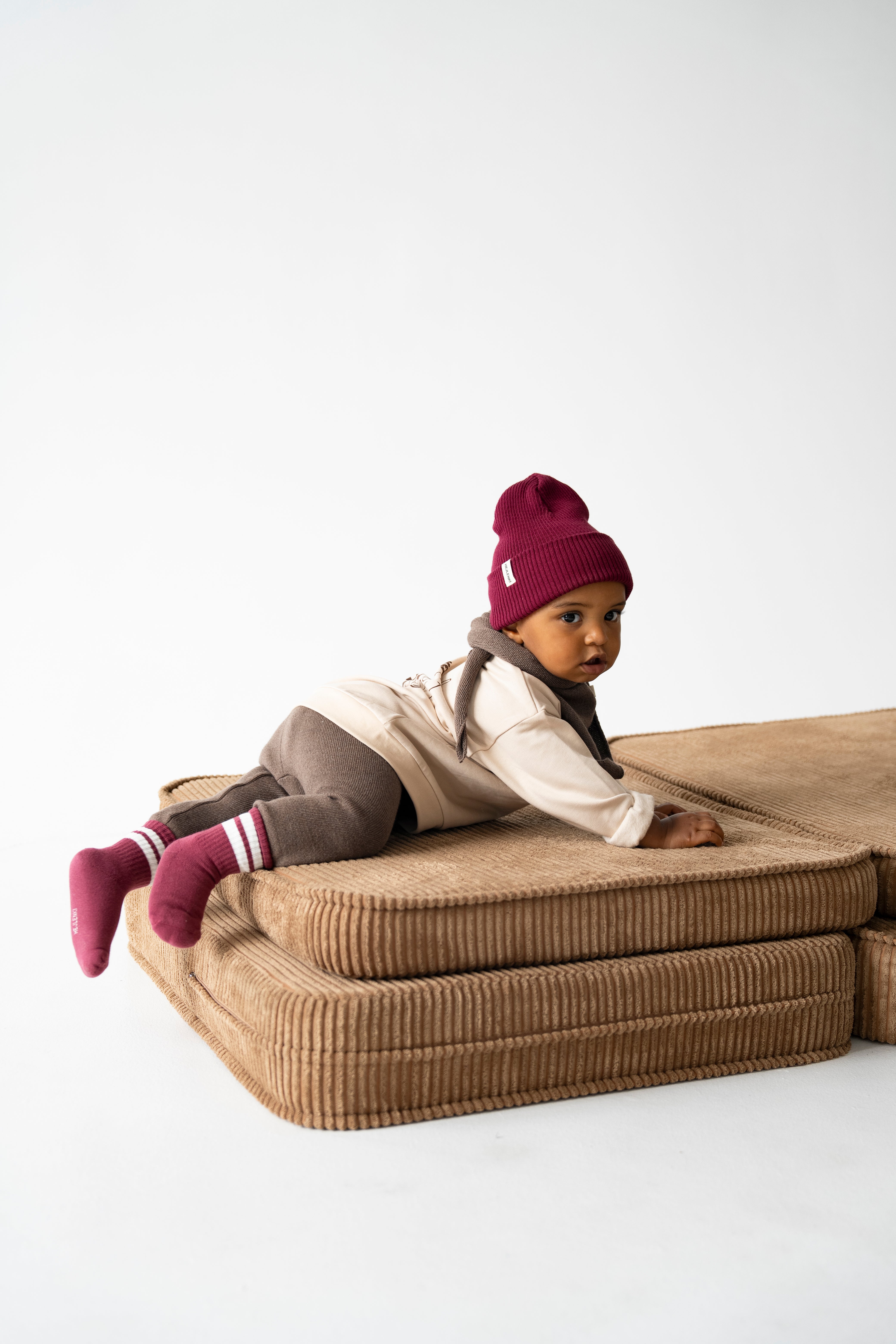 MERINO KNIT LEGGINGS BROWN