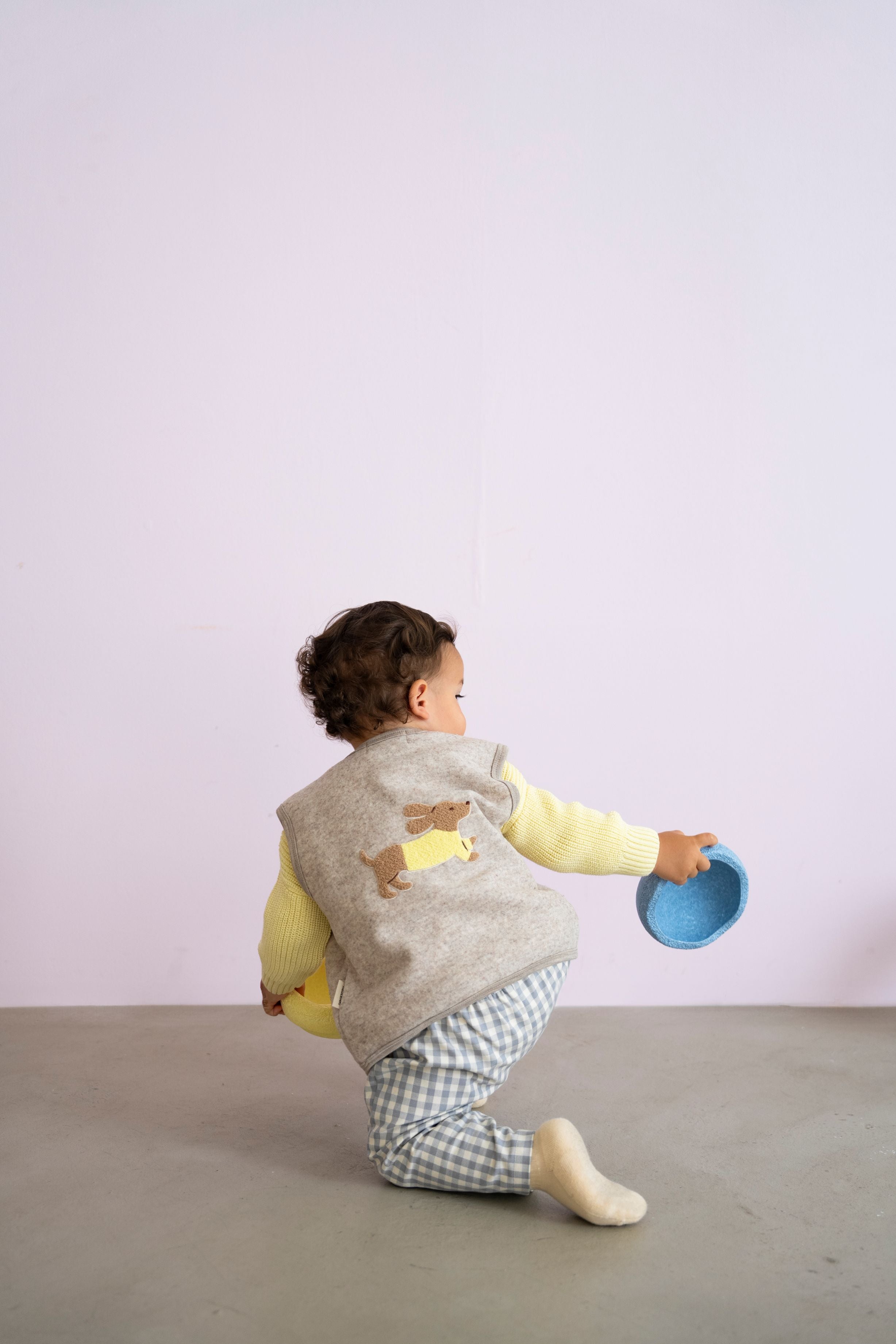 MERINO WOOL VEST DACHSHUND