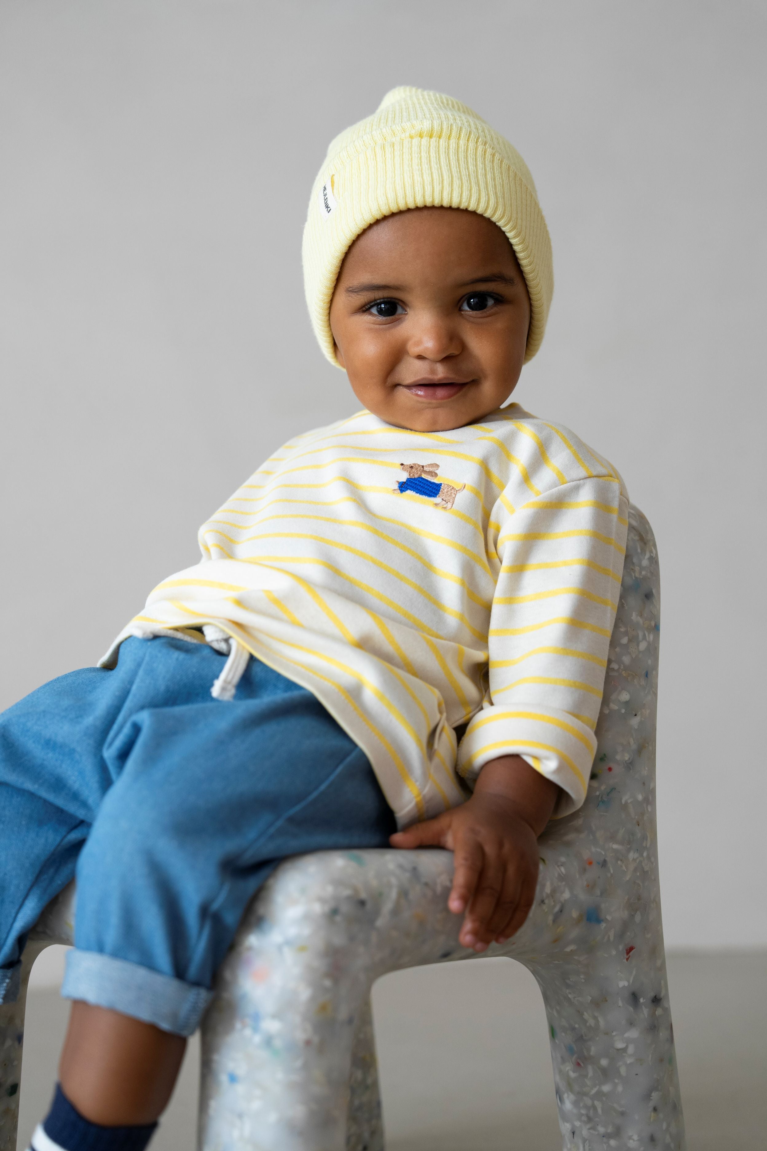 STRIPED OVERSIZE SHIRT DACHSHUND