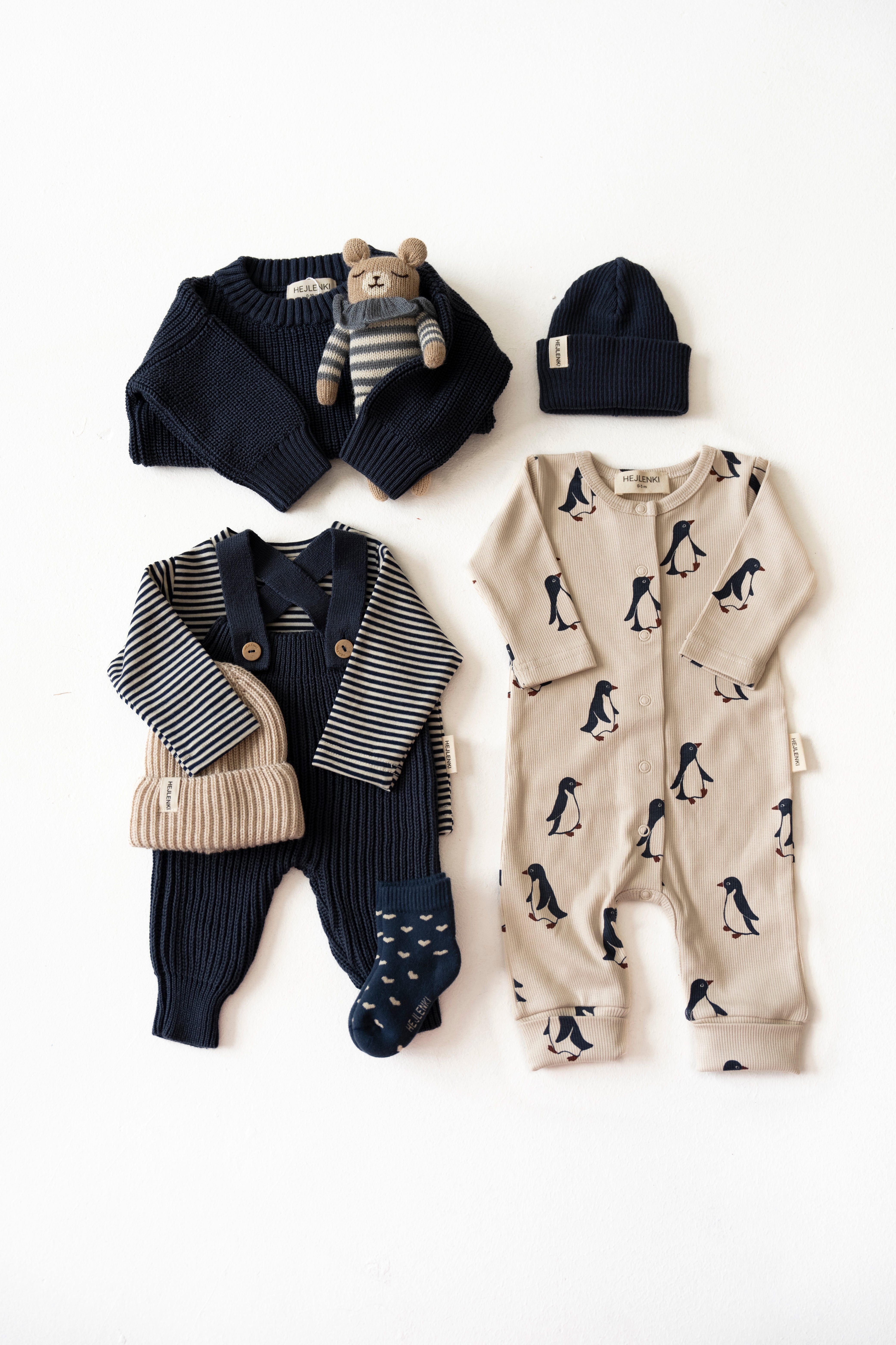 RIB ONEPIECE PENGUIN