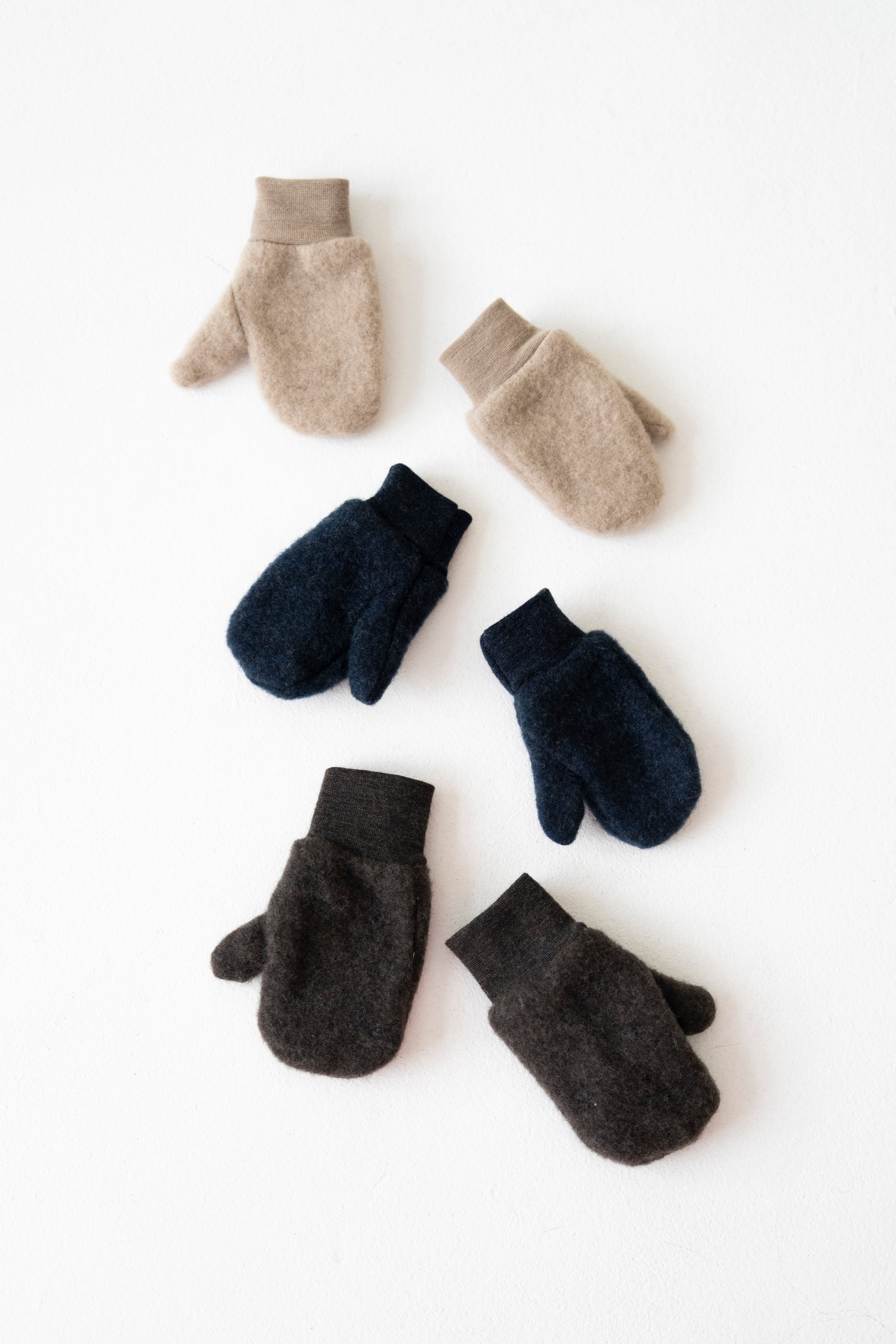 MERINO WOOLFLEECE MITTENS (coloroptions)